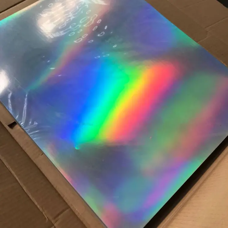 Plastic Card Material Holographic Pvc Sheet For Uv Offset Screen