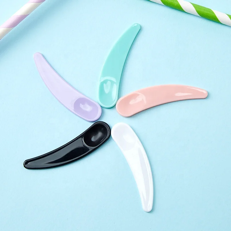 
Colorful cosmetic plastic facial spatula 