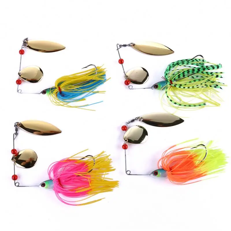 

Buzz bait Metal jig spinner lure 19.5g 4.7cm Spinner bait fishing lure, 4 colours available/unpainted/customized