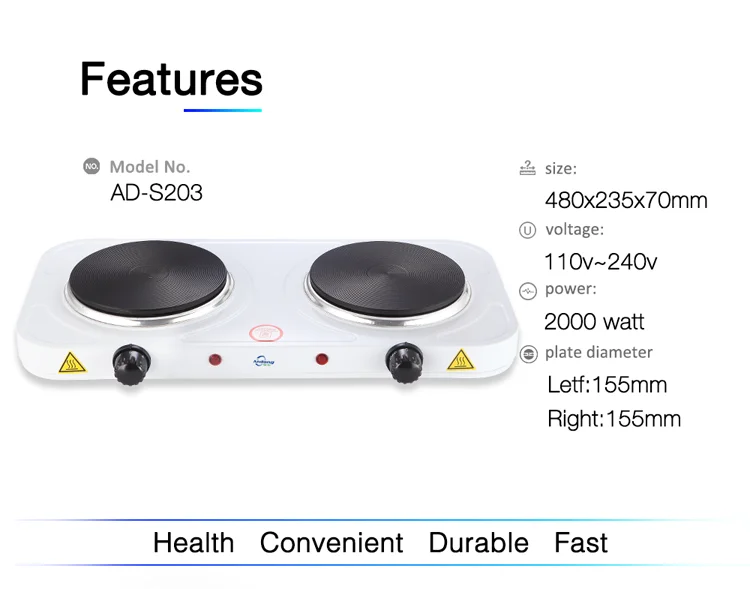 Factory Price 2000 Watts Electric Hot Plate Portable 110v Electric Stove Table Top Double Burner Buy Electric Stove Top Burner 2000 Watts Stove Burner 110v Electric Stove Product On Alibaba Com