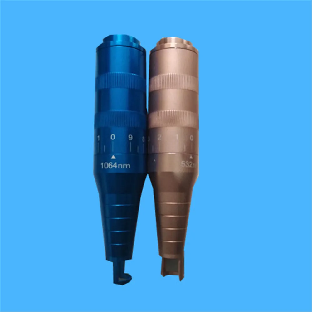 

1064 and 532 laser tips for yag laser handle