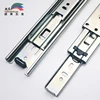 YUEDONG Drawer damping mute slide Tri-fold rail damping slide Drawer track three section track