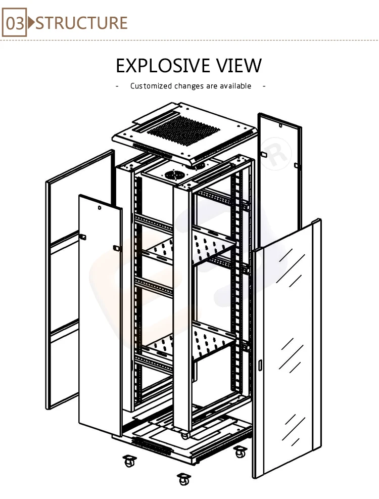 Best Price Data Center 19 Inch Server Rack 22u Indoor Network Buy 22u Network