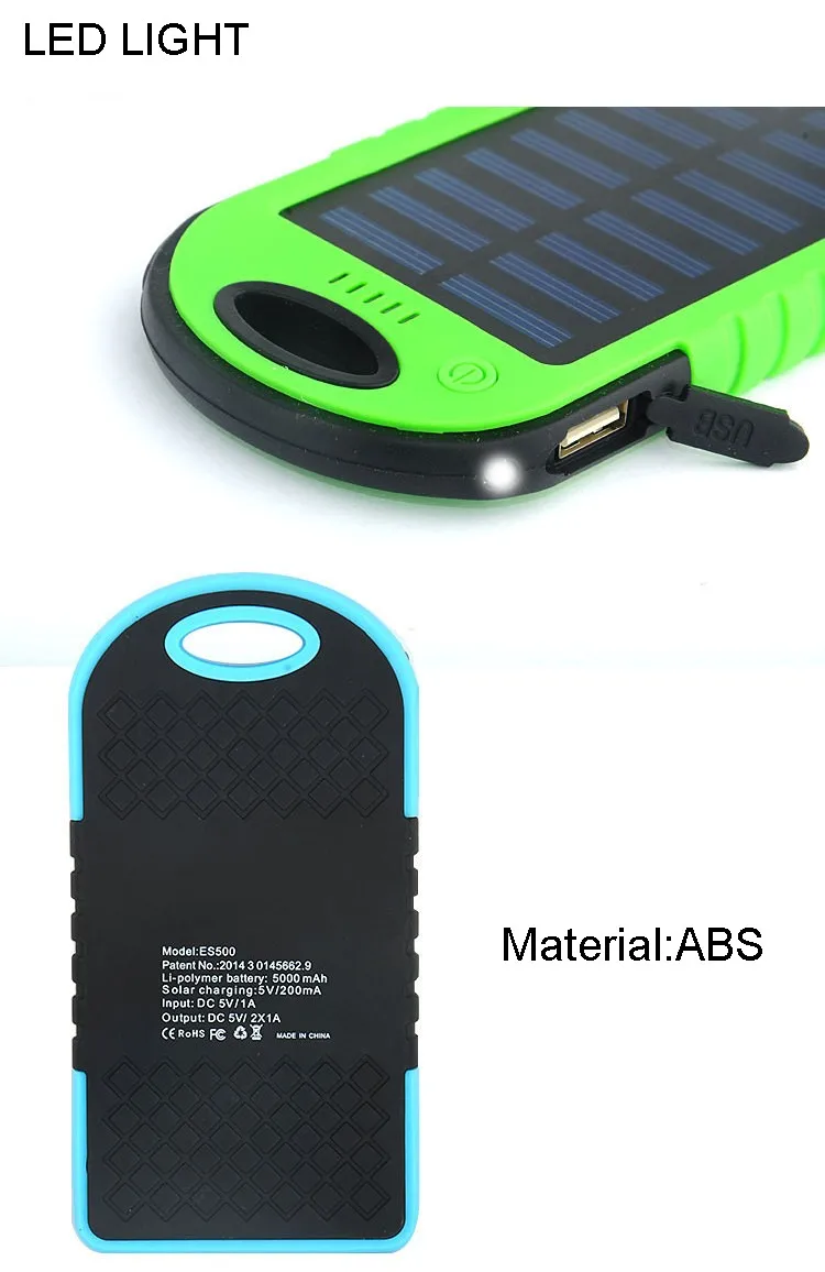 Ipx4 Waterproof Outdoor 4000mah Power Banks Solar Power Bank Charger For Smartphone Buy Power