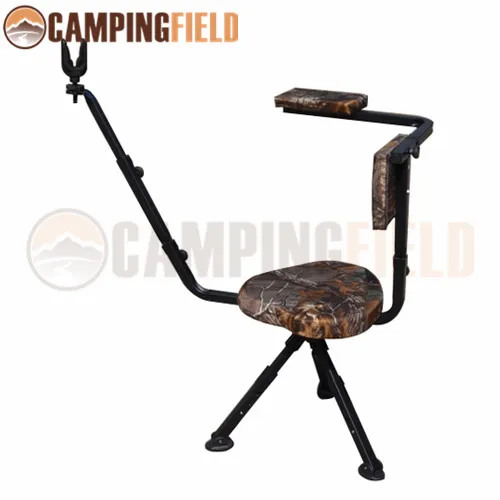 Portable 360 Degree Swivel Tripod Camo Shooting Hunting Chair