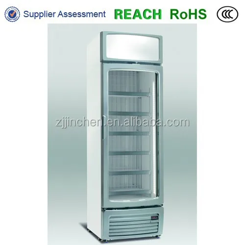 
Positive seal self-closing glass door 