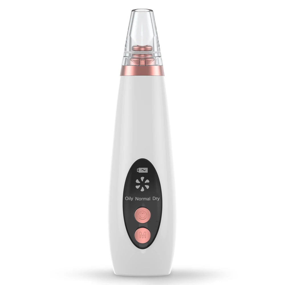 

CE/ROHS approved private label multi-function cosmetic device facial blackhead vacuum cleaner, White\rose gold\pink