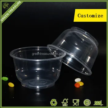 2016 Take Away Clear Widely Use Pla Transparent Plastic Bowl For