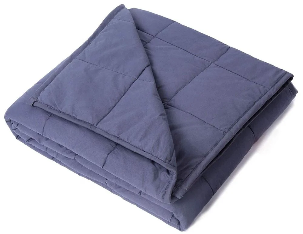 

The best popular gravity weighted blanket for better sleep, Grey/blue/navy/custom colors