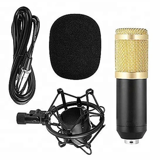 High Quality BM-800 Condenser Sound Studio Recording Broadcasting Microphone,handheld recordable microphone