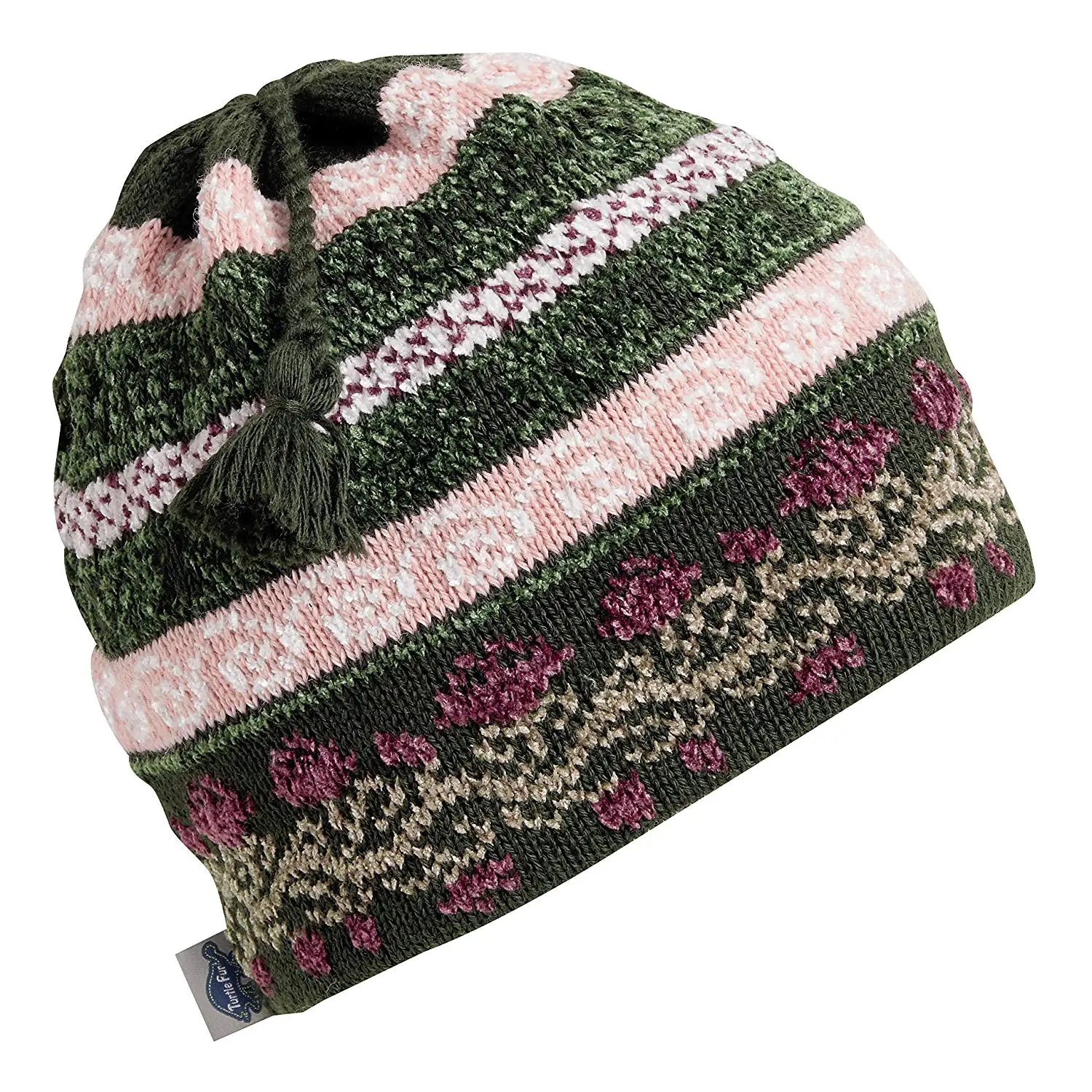 turtle fur hawkeye hat with ear flaps