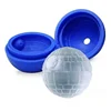 Starwars single big Round ball shaped wholesale custom silicone ice cube tray with cover