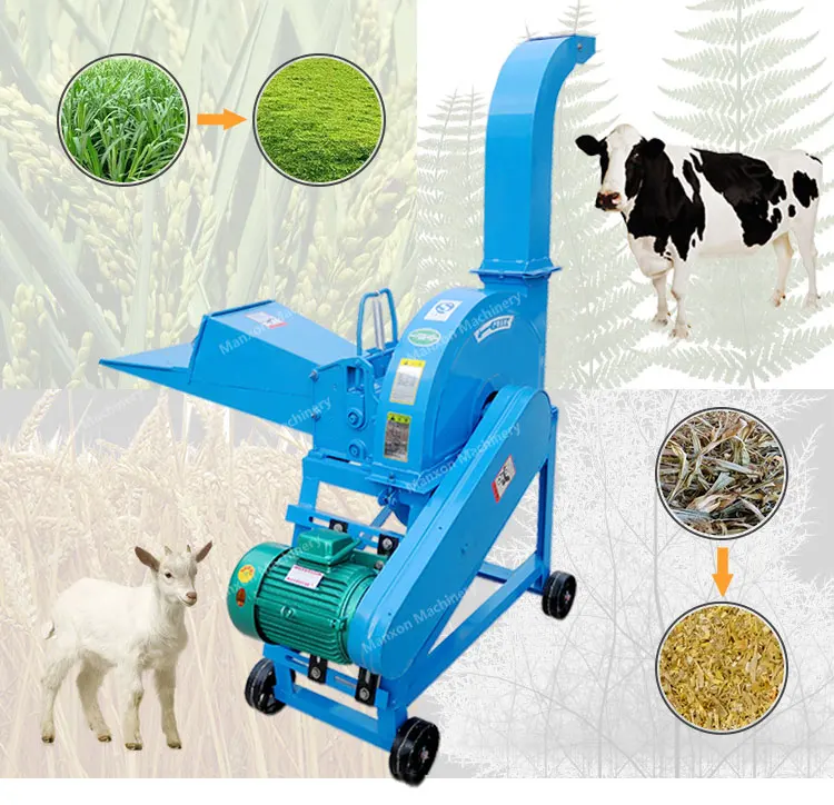 High Productivity Small Hand Hay Chopper Mini Chaff Cutter Machine