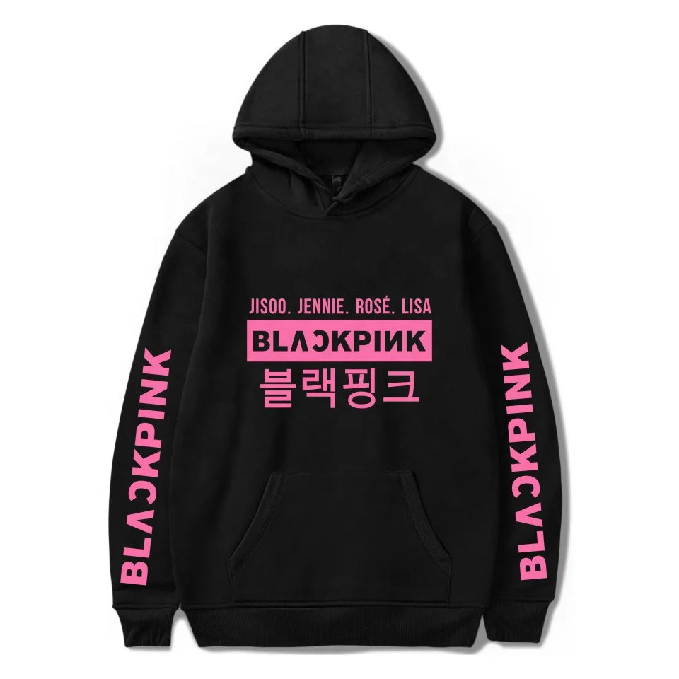 

Blackpink hoodie high quality custom hoodie printing breathable hip hop for men and women, Customized color