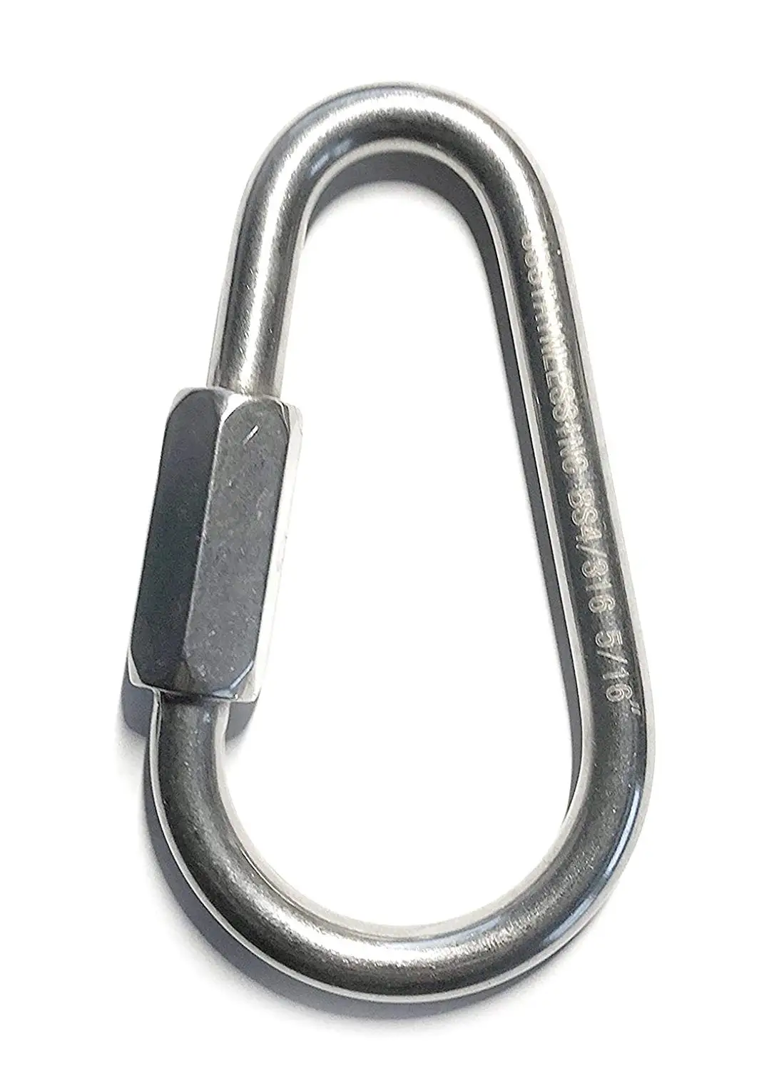 Marine Grade Stainless Steel 316 Quick Link Wide Jaw 5/16 8mm 