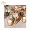 Geometric lantern candle glass jar for event wedding decoration