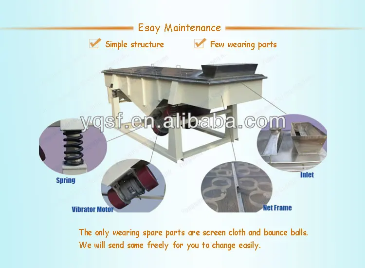 Silica sand vibrating washing drying screening machine