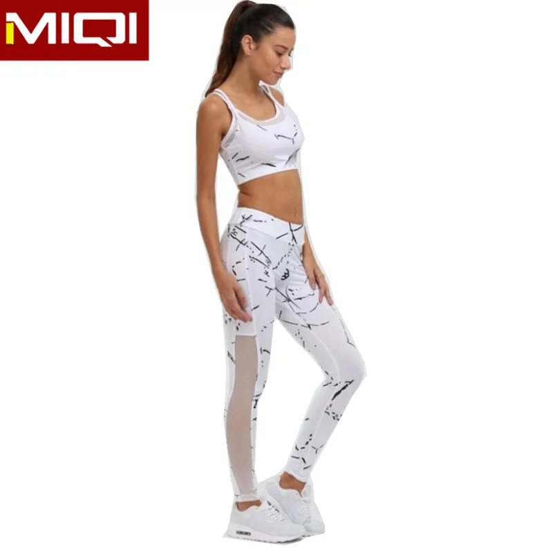 grey sports bra and leggings set