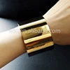Exclusive!! High polish 24k IPG plated big brass bangles WT-B171, Fashion women big bangles