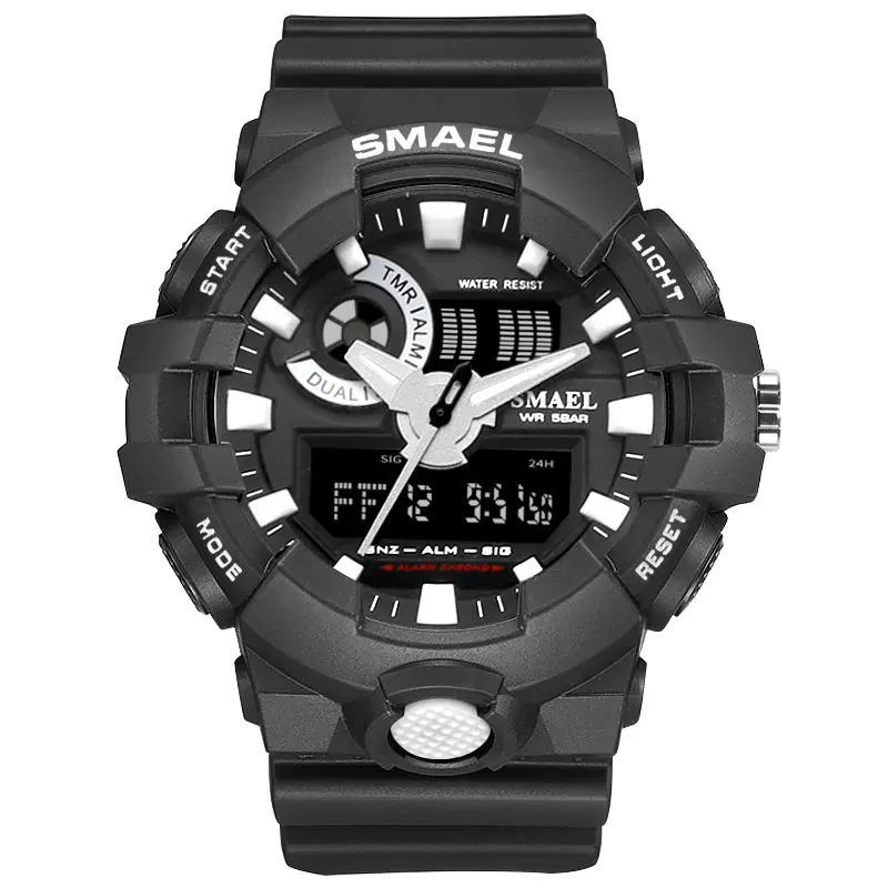 

wholesale SMAEL 1642 plastic sport watch waterproof analog digital men wrist watch
