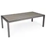 Outdoor resin wood rectangular dining table
