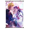 Factory Wholesale Design Naruto Cartoon Wallscrolls Plastic pole cloth painting Wall Scroll 60X90CM Custom