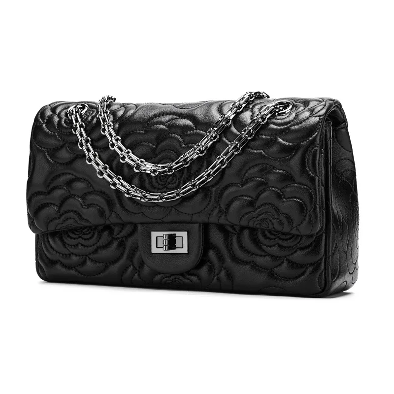 

fashion style shoulder bag factory brand handbag handmade genuine leather wholesale crossbody bags