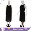 Celebrity Dresses 2015 New Design Wholesale Sexy Free Prom Dress Chiffon Black Maxi Dress