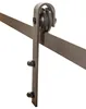 Wooden barn door accessories with steel sliding hanger door roller