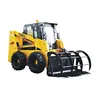 85HP Professional Design Wheel Type Skid Steer Grapple with Original Mitsubishi Engine