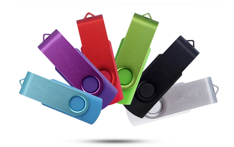 Customized Logo Twister USB Stick 8GB 16GB 32GB USB 2.0 3.0 Swivel USB Flash Drive - ANKUX.COM