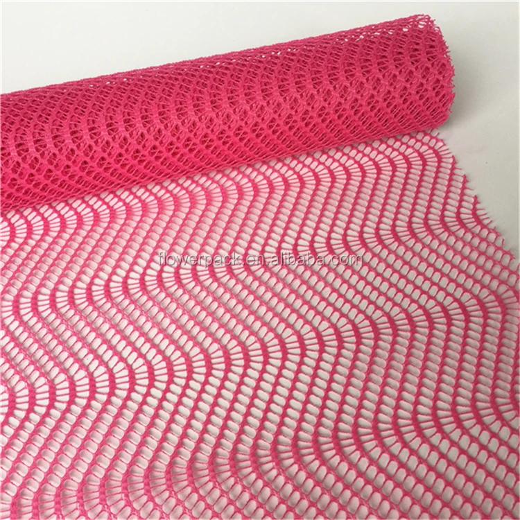 Polyester Wave Mesh Fabric Roll Wholesale For Flower Buy Flower