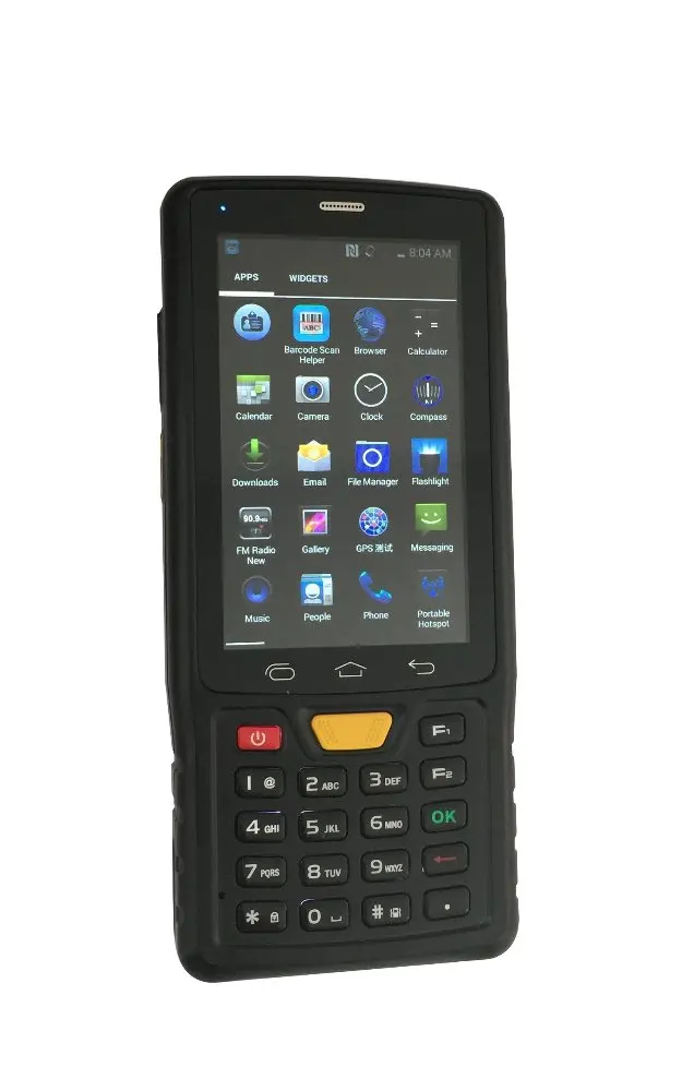 Annual sales promotion Android 4.4 4 HF RFID pda barcode scanner android Bluetooth 1D 2D Barcode