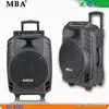 2016 Hot sale professional portable speaker with USB/SD/BT/FM/digital display/remote control