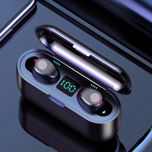 

5.0 TWS Bluetooth Earphones Power Display Earphone with charging box Wireless Earbuds, N/a