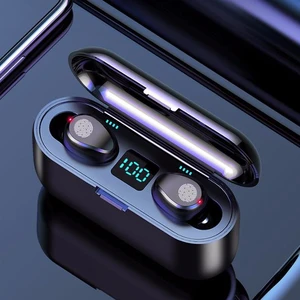 5.0 TWS Bluetooth Earphones Power Display Charging Box