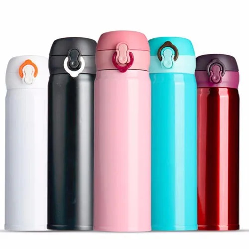 500ml Thermos Vacuum Flask With Tea Strainer Stainless Steel Travel Mug