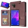 For galaxy note9 leather wallet phone case folio card slots kickstand smartphone case for samsung note 9