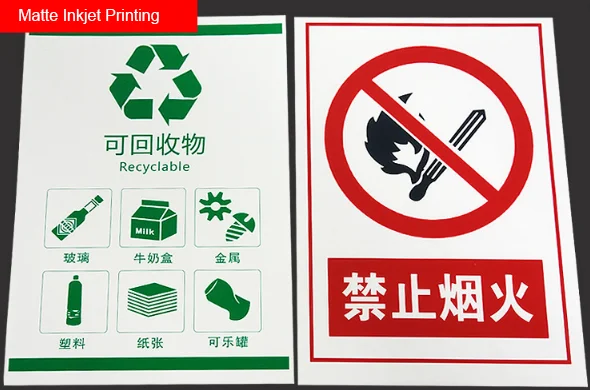 Hot sell inkjet adhesive back matt white photo paper