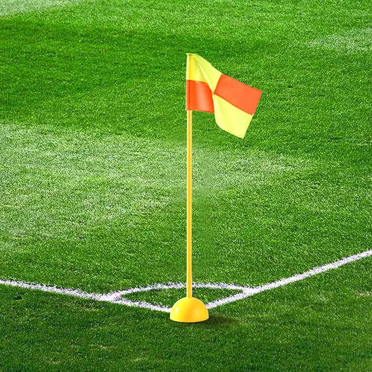 soccer field flags