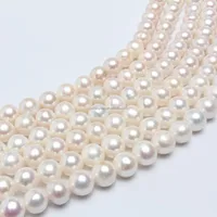 

Wholesale 10-12m AAA High Quality Beautiful Natural Freshwater Pearl Strand for Jewelry Making Best Selling