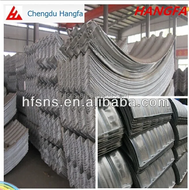 Arch shape wholesale steel pipe used in culvert spiral corrugated metal pipe