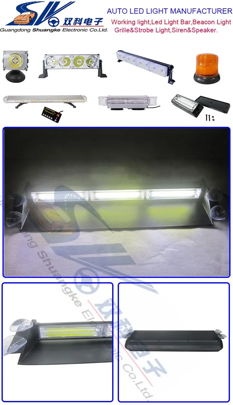 sun visor strobe lights