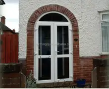 ПВХ арочные двойные входные двери