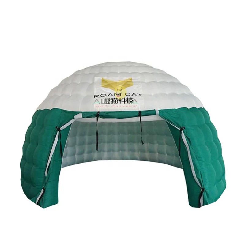 

Inflatable Family Camping Lawn Tent Air Shade Igloo Tent air inflatable event party dome tent, Customized