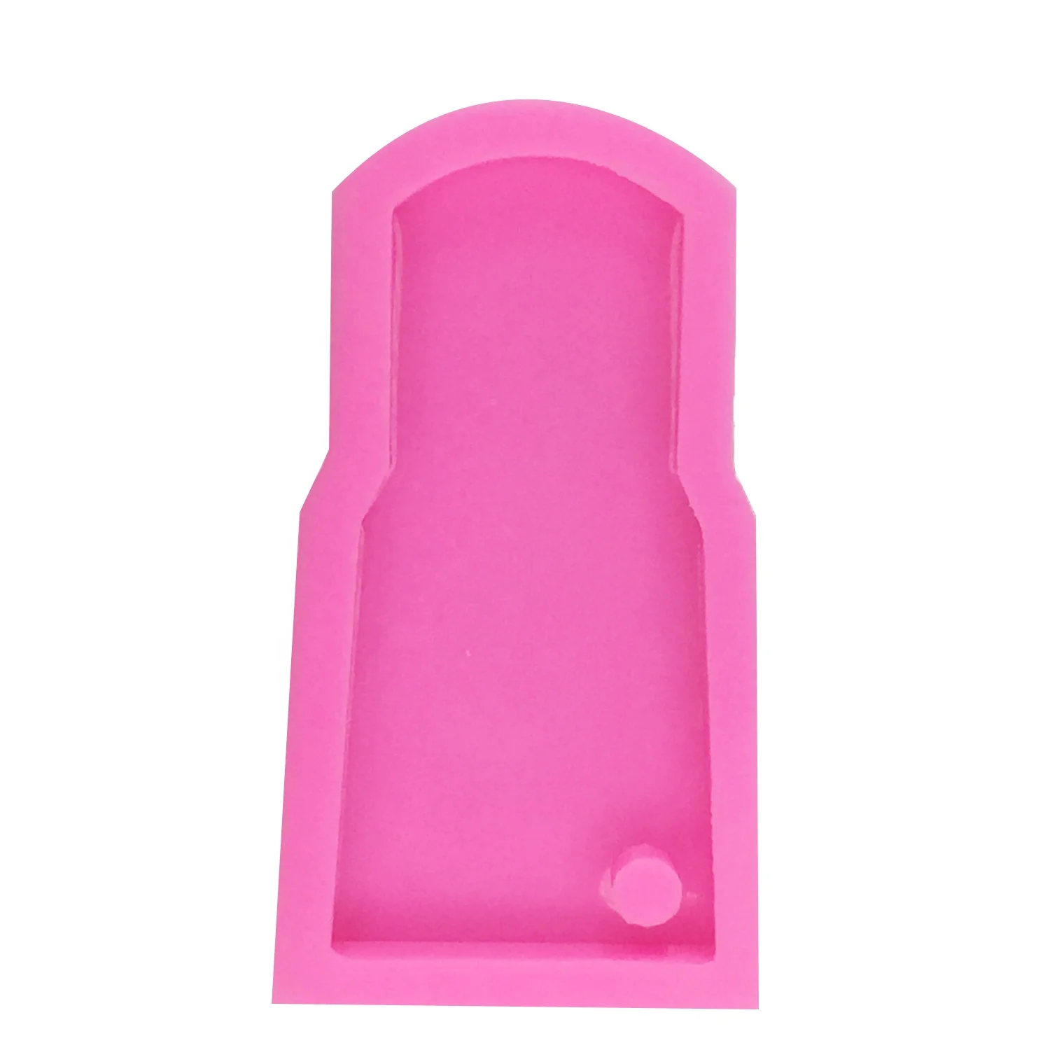 

Silicone key ring mold shiny keychains Tumbler Mold for Key Chain, Random