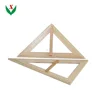 Geometric wooden set square / School Classroom teaching aids