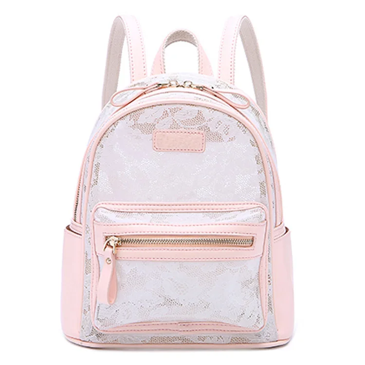 

Customized advertizing clear PVC plastic backpack