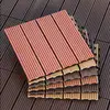 Factory price composite wpc deck tile/ interlocking deck tile used in balcony/swimming pool