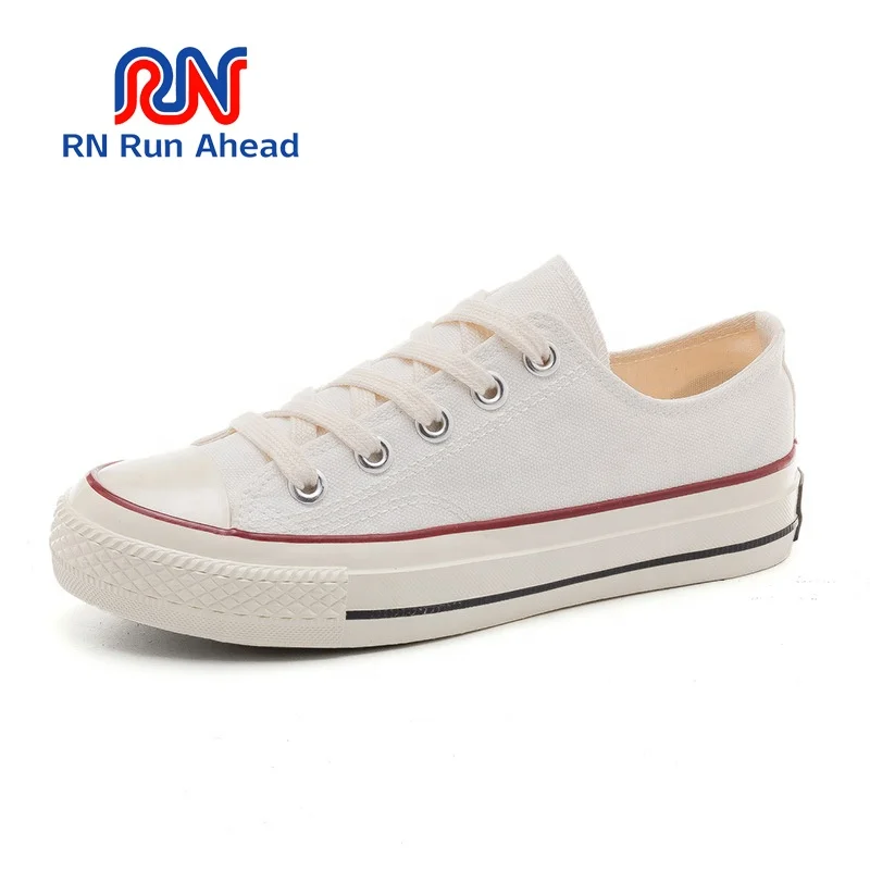 

RN Run Ahead Wenzhou wholesale flat comfortable women's shoes low to help vulcanizedwhite canvas shoes no brand, White;blue;black;pink;red;green